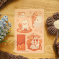 Warm summer vibes | sticker sheet