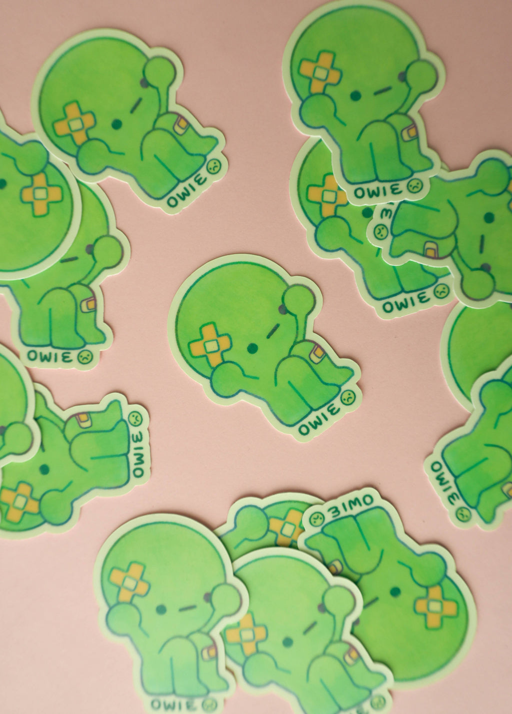 Smiski Glow in the Dark Vinyl Sticker