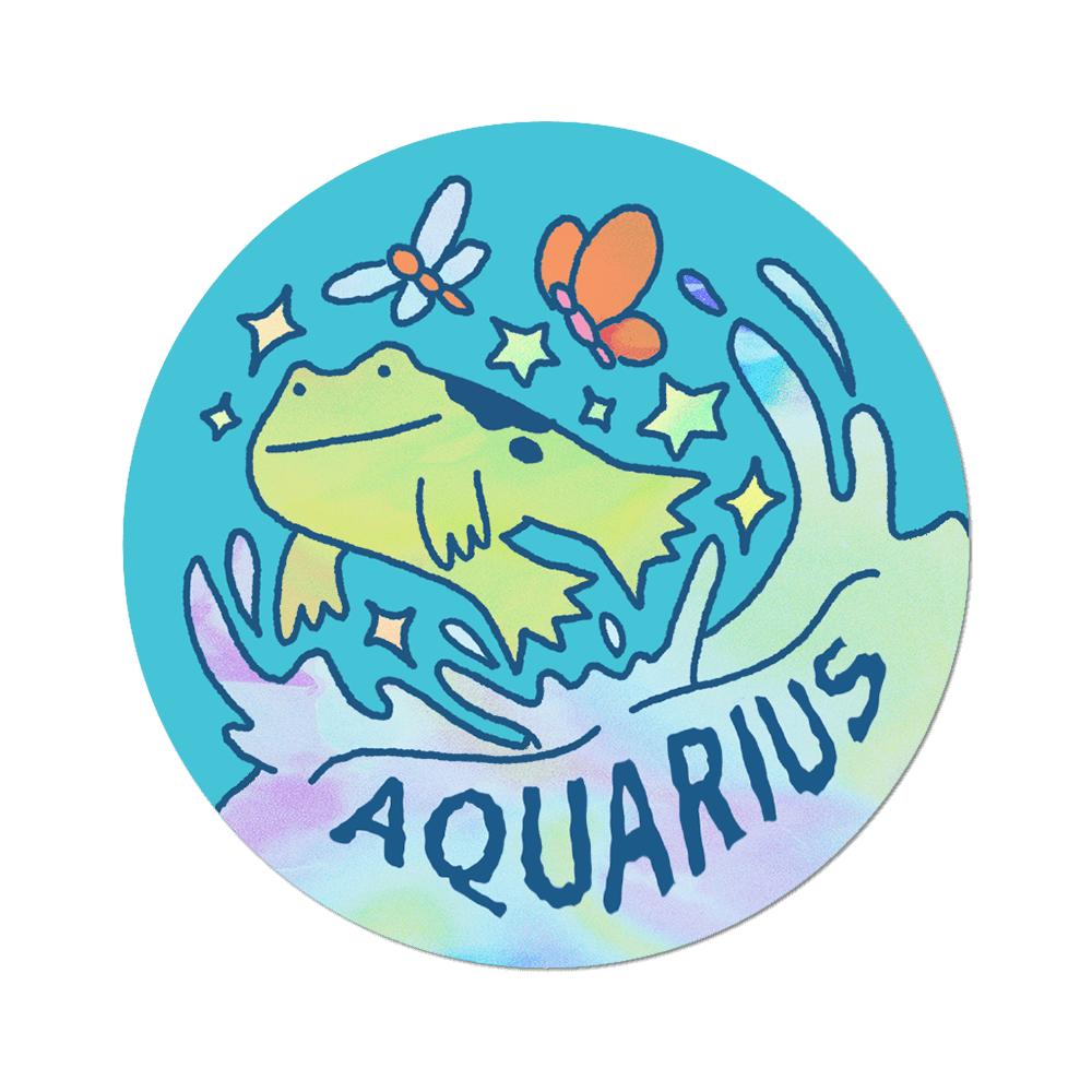 Aquarius Die-Cut Sticker