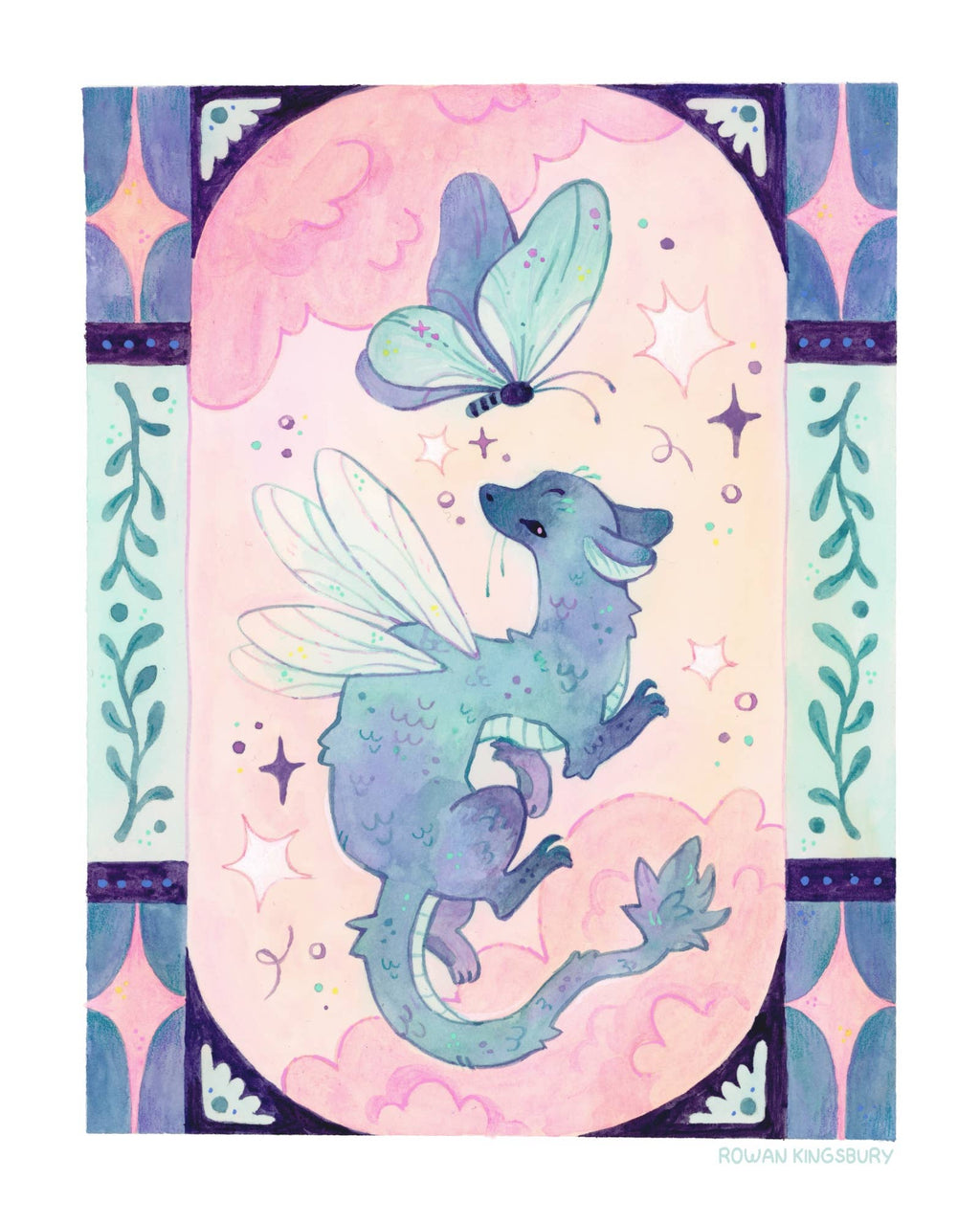 Fairy Dragon Print 8x10”