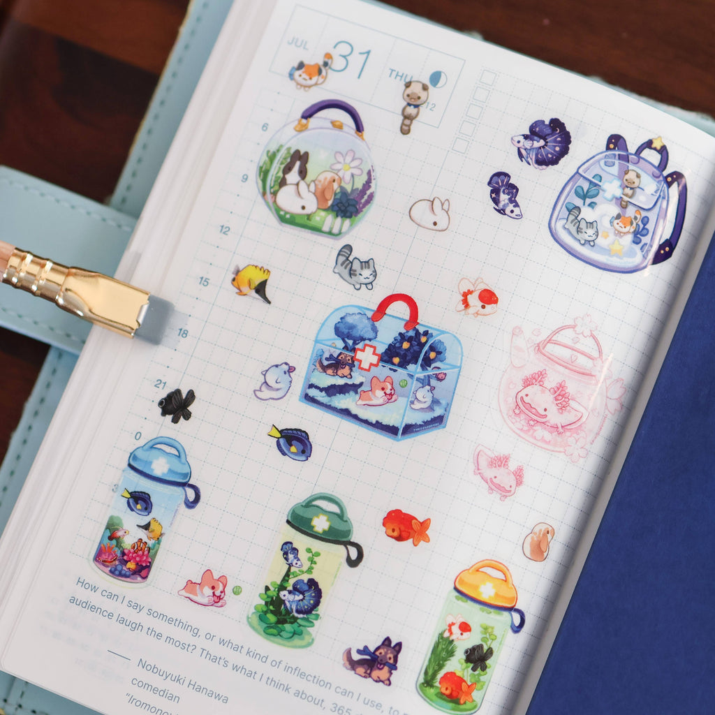 Sticker Sheet (Clear) - First Aid Kit