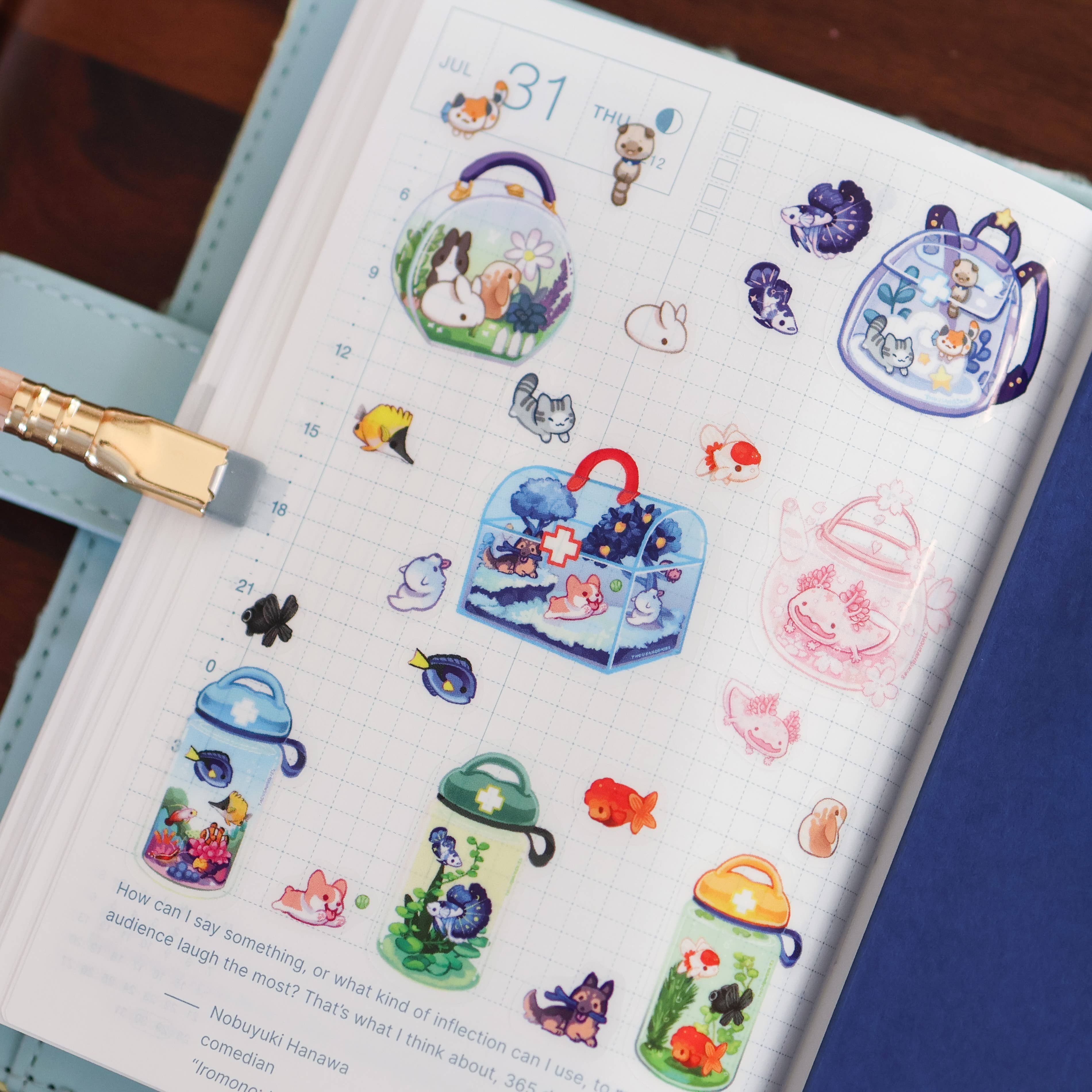Sticker Sheet (Clear) - First Aid Kit