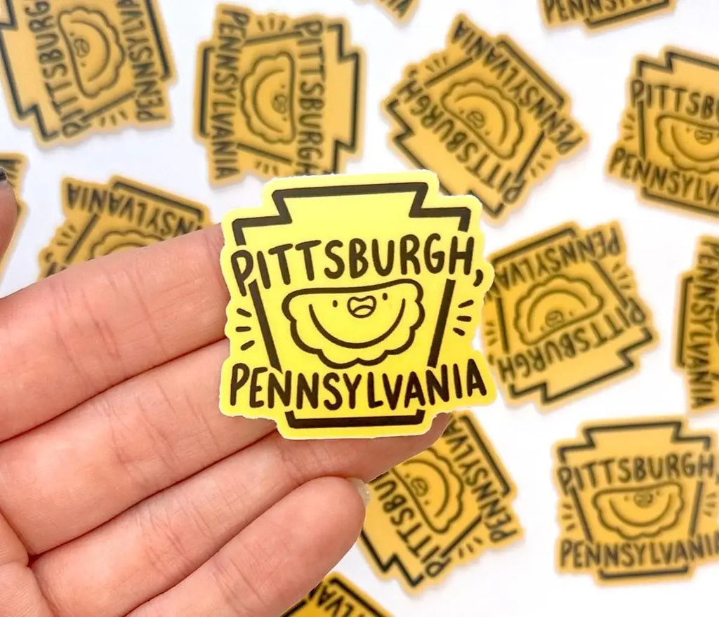 Pittsburgh Pierogi Keystone Mini Sticker 