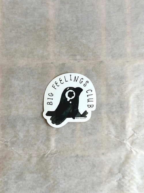 Big Feelings Club sticker