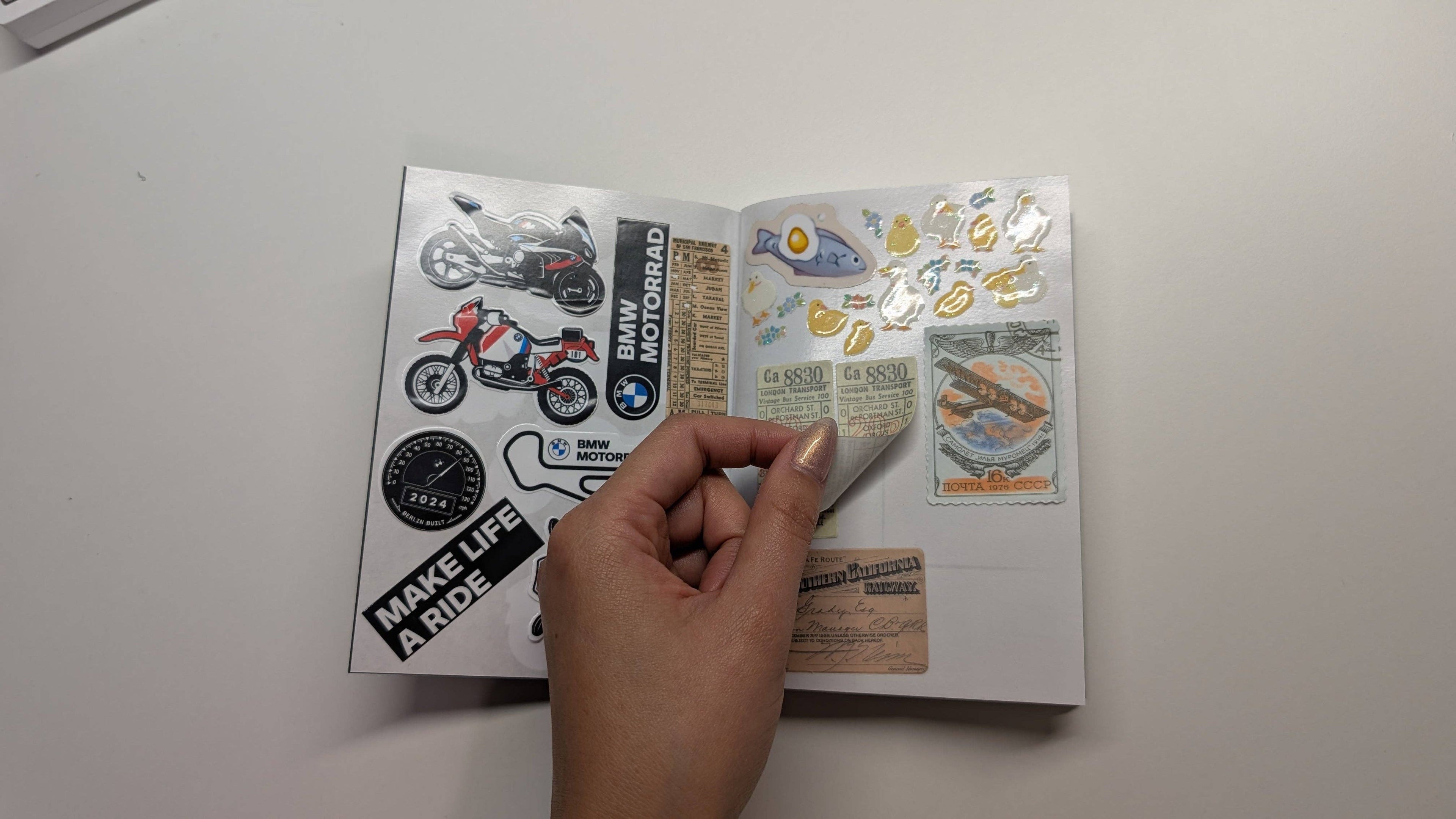 A6 Sticker Book
