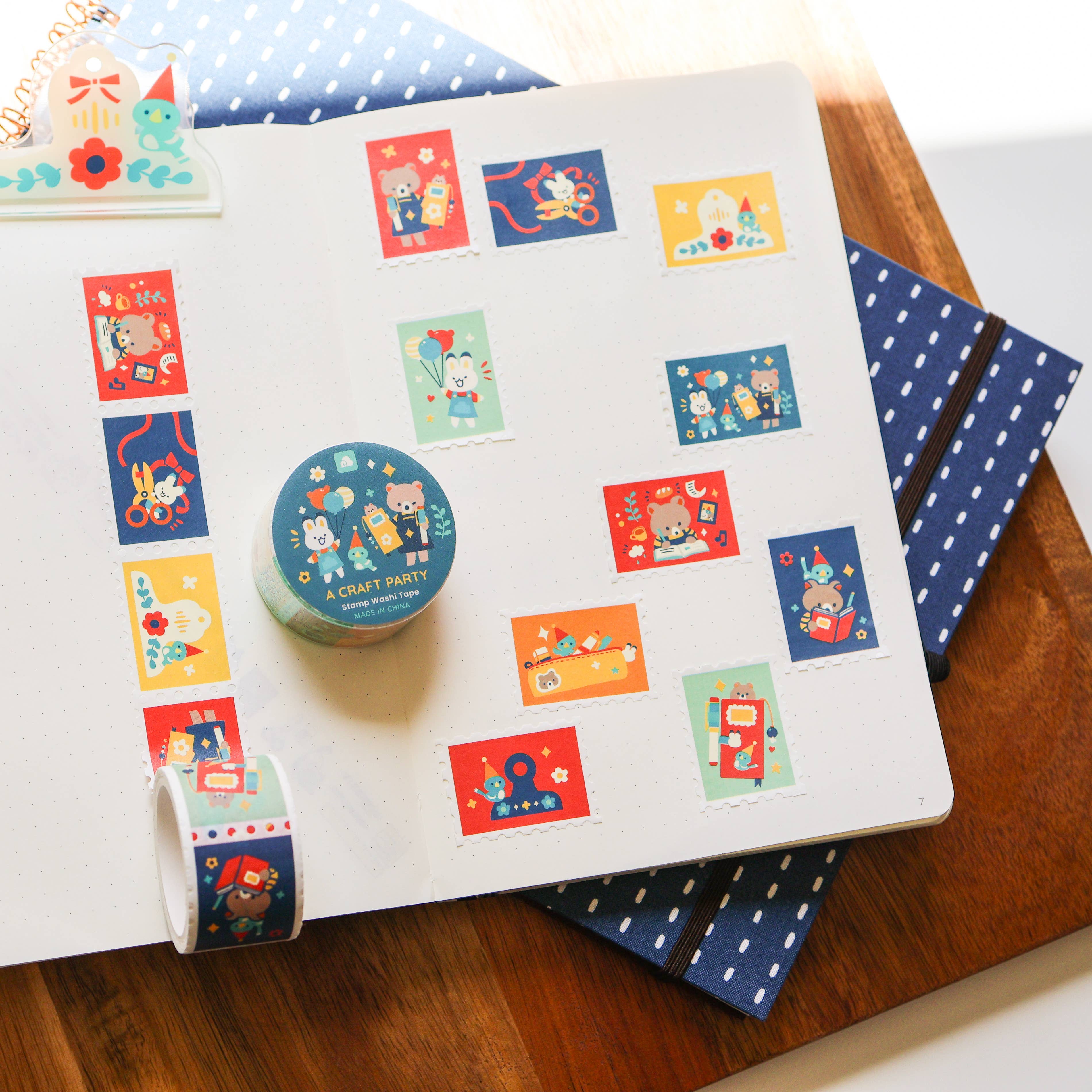 Stamp Washi Tape - A Craft Party