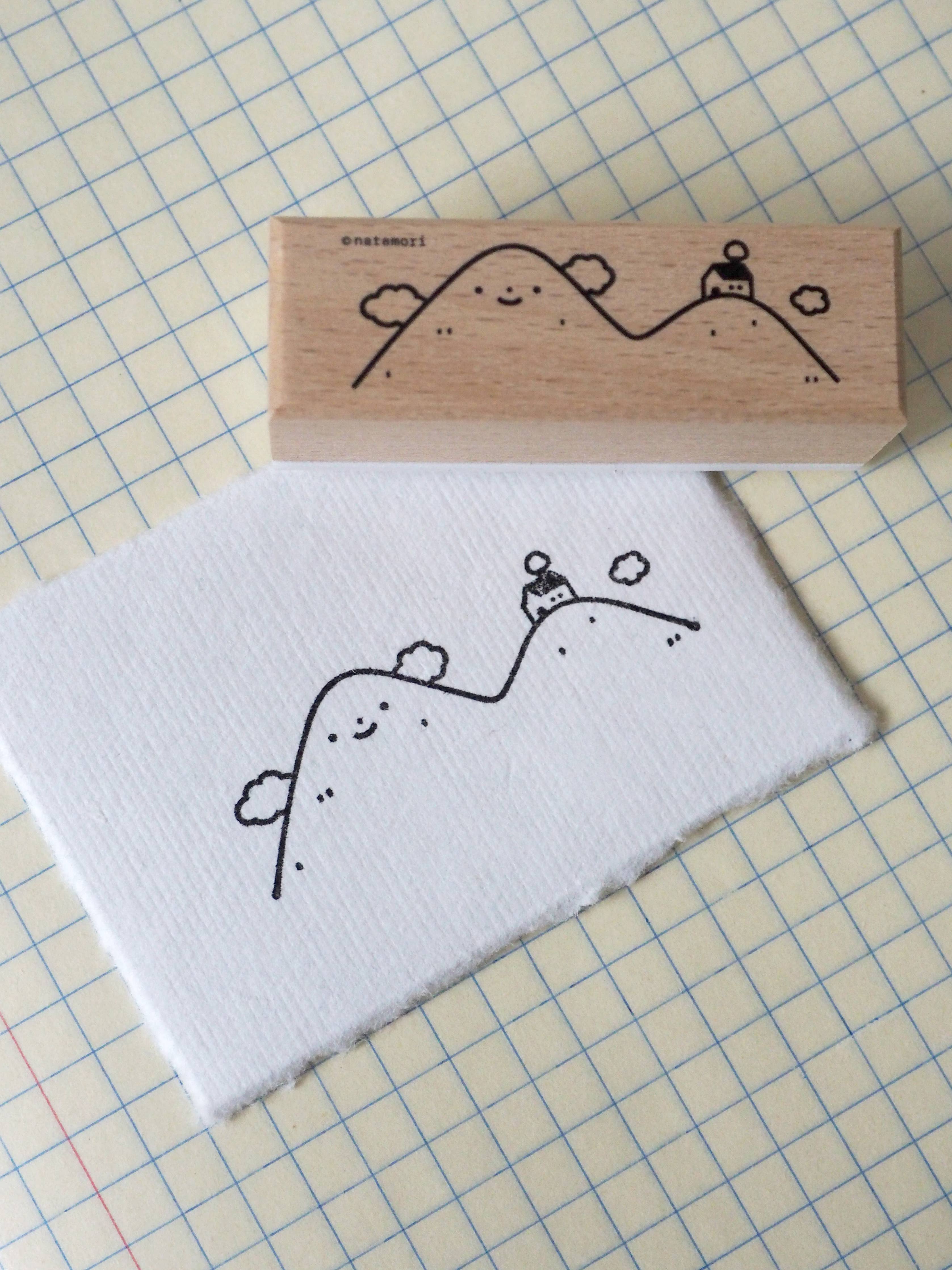 Hill house • stamp