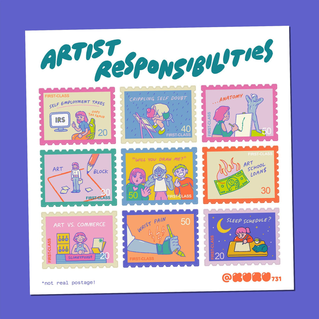 Responsibilities Stamp Washi Tape
