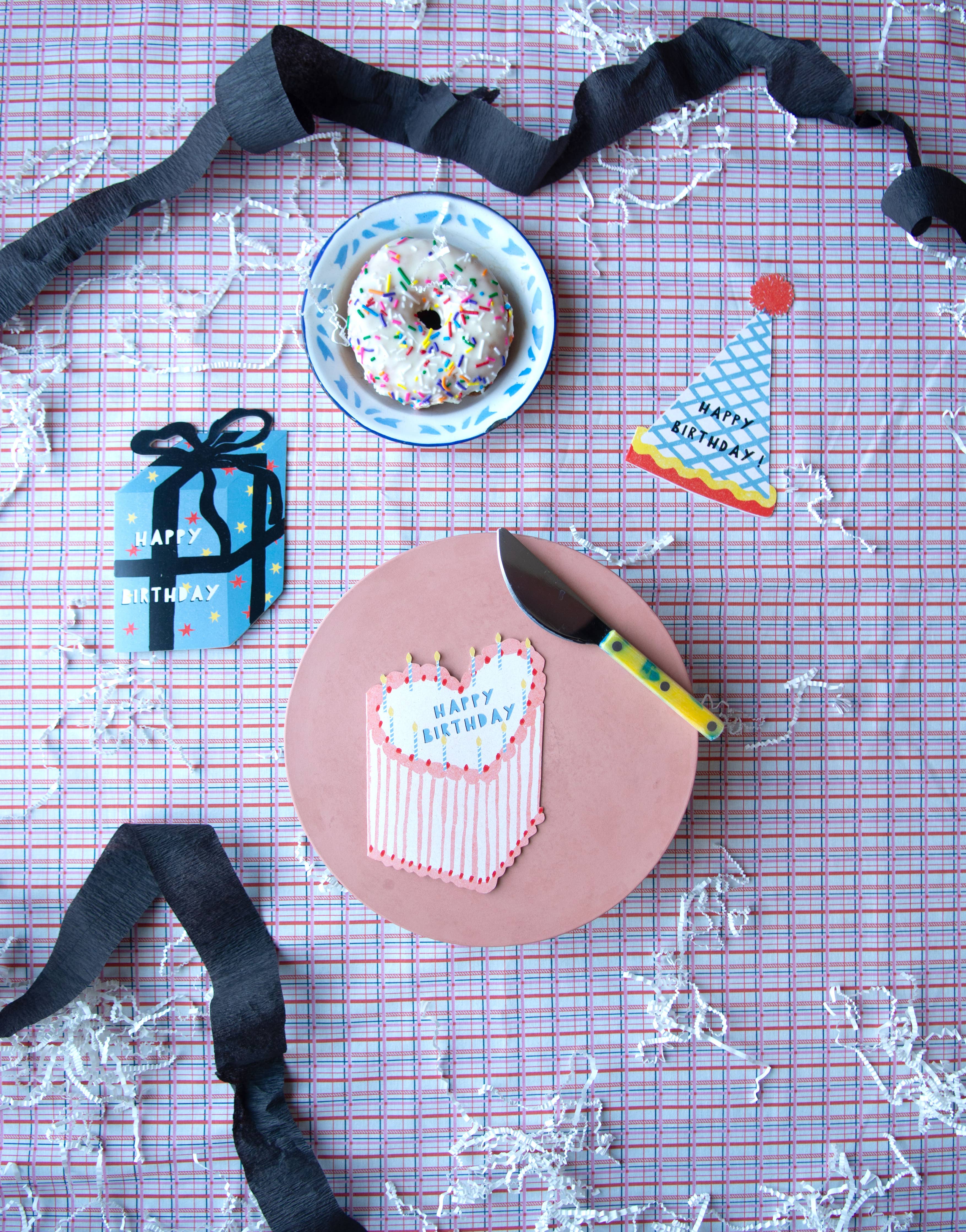 Heart Cake Mini Cards - Box of 6