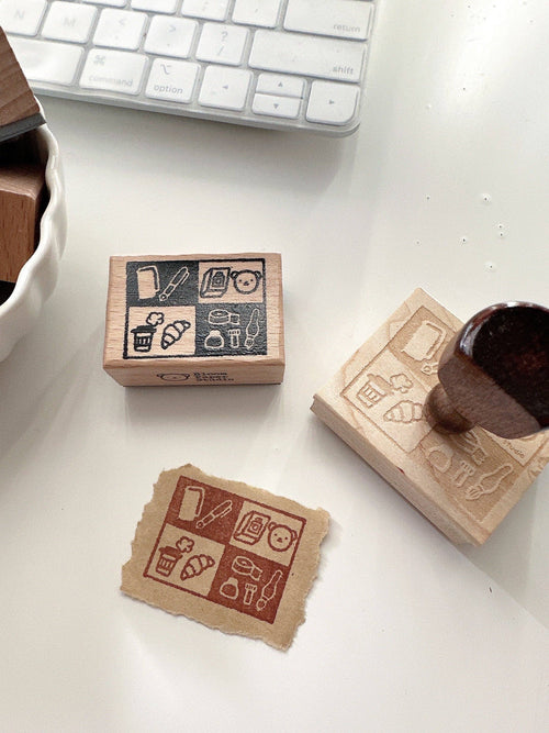 Bear's Vibe Wooden Stamp