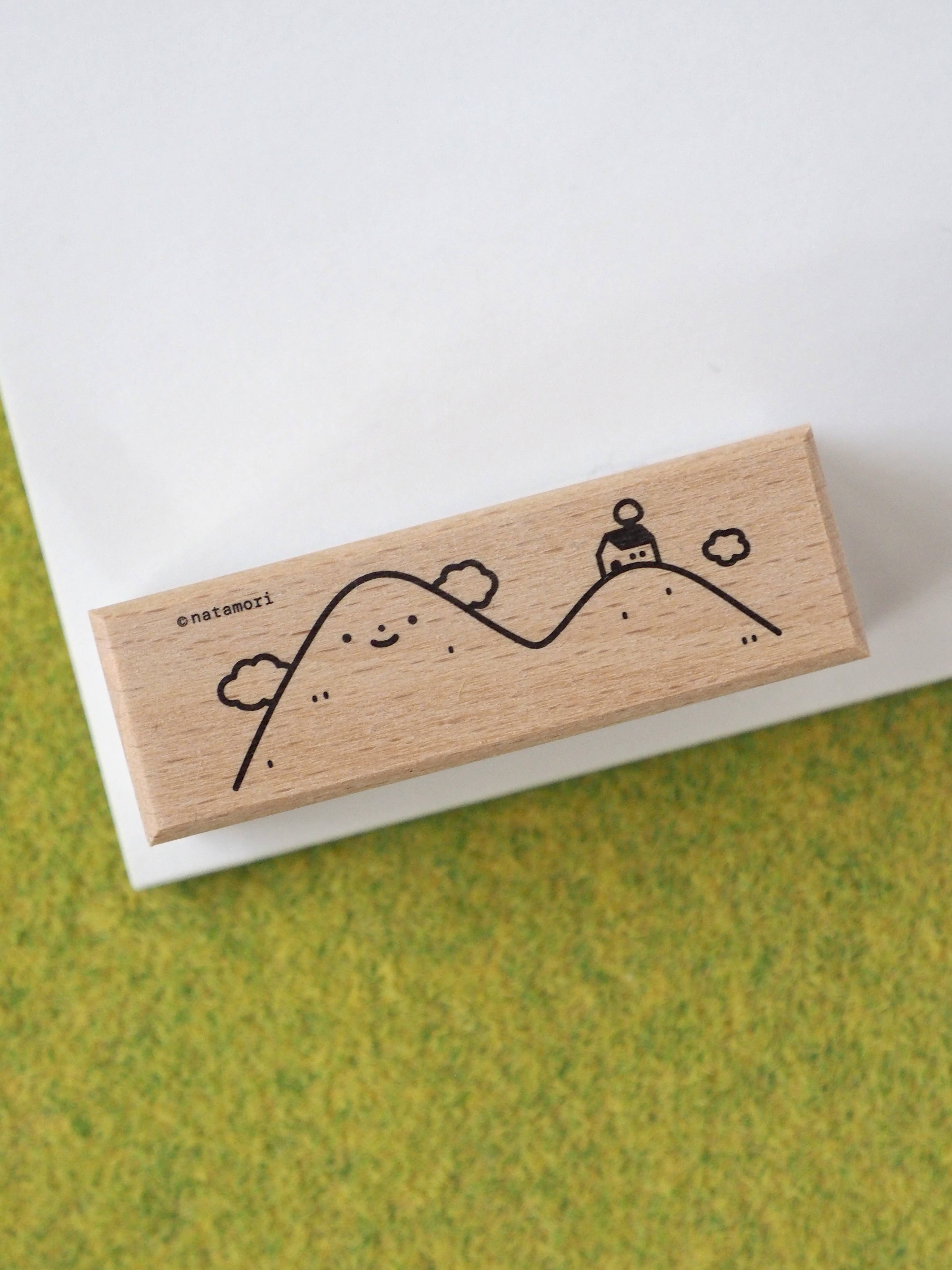 Hill house • stamp