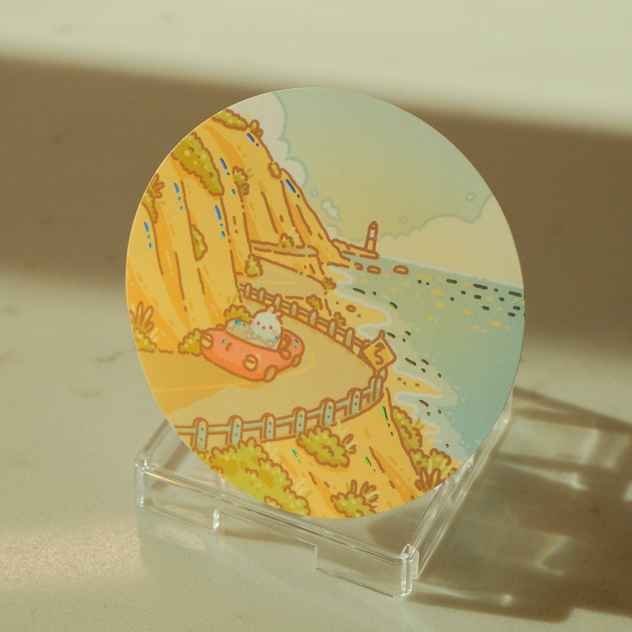 Highway 1 - California Series Die Cut Sticker