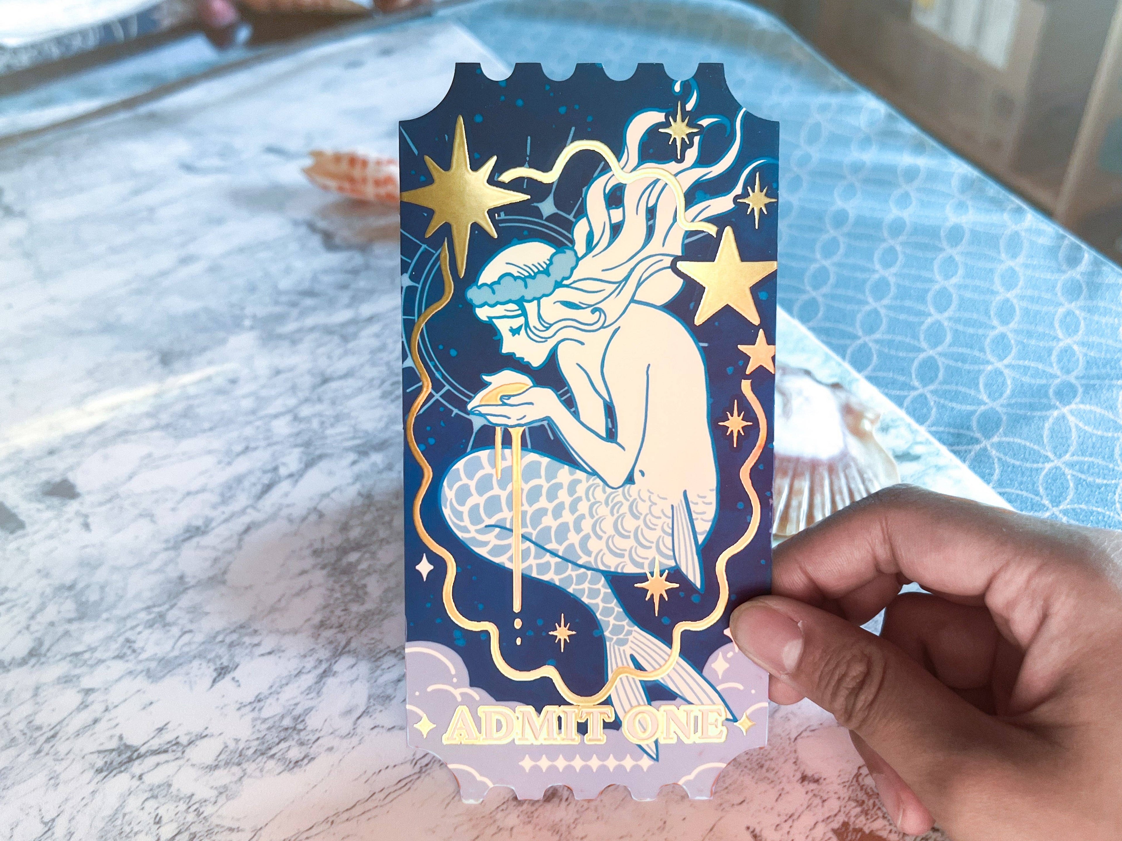 Salt Water Ticket Postcard