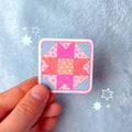Quilt Square 2" Sticker