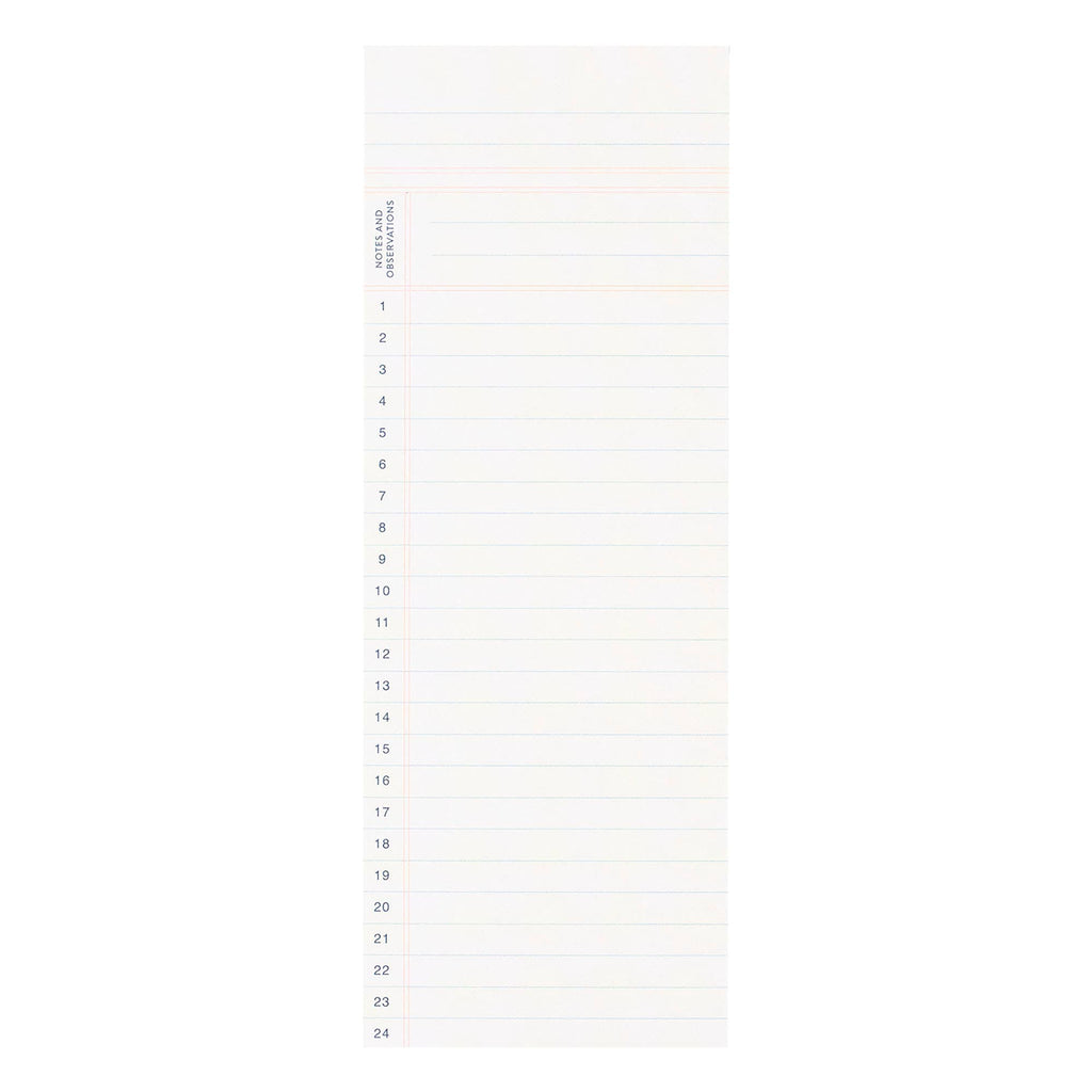 Notes and Observations Lined Notepad