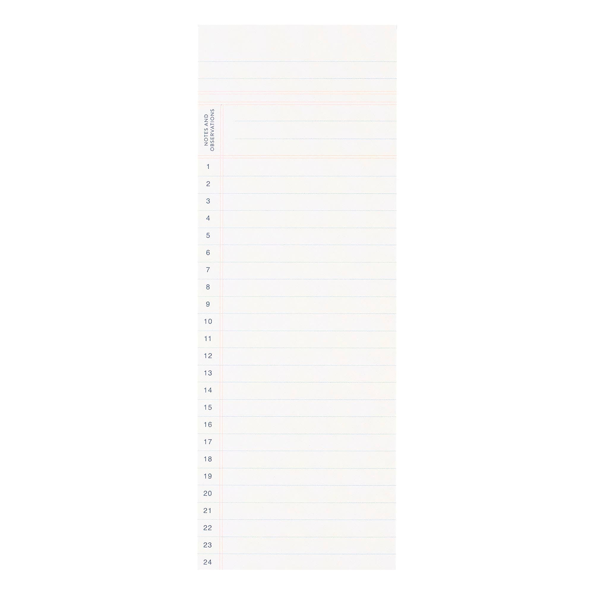 Notes and Observations Lined Notepad