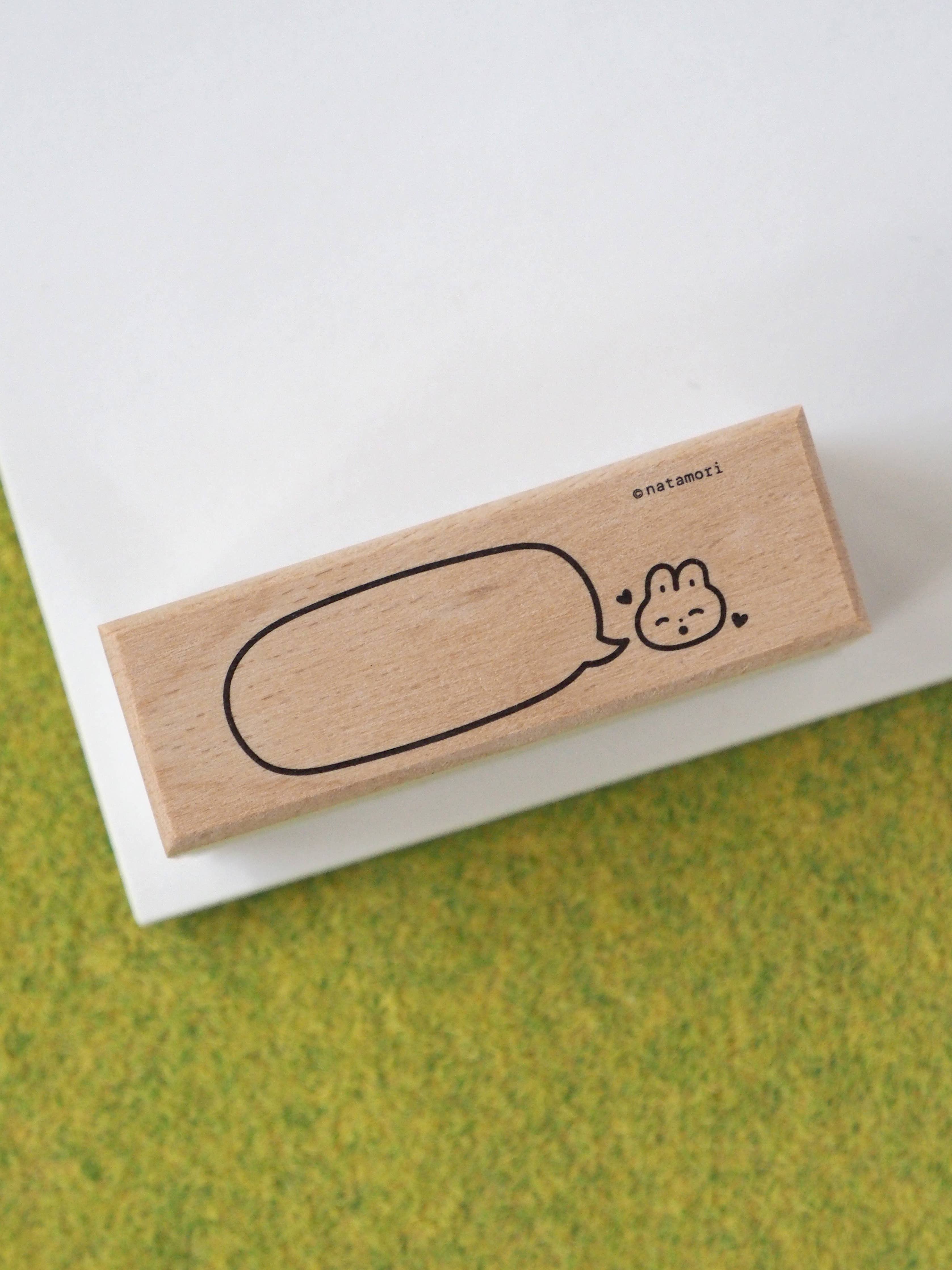 Bunny bubble notes • stamp