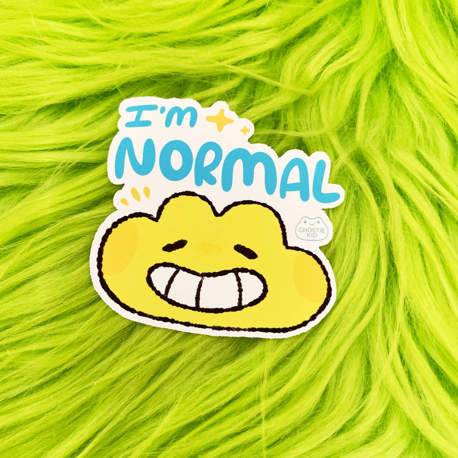 Normal Frog - Vinyl Sticker