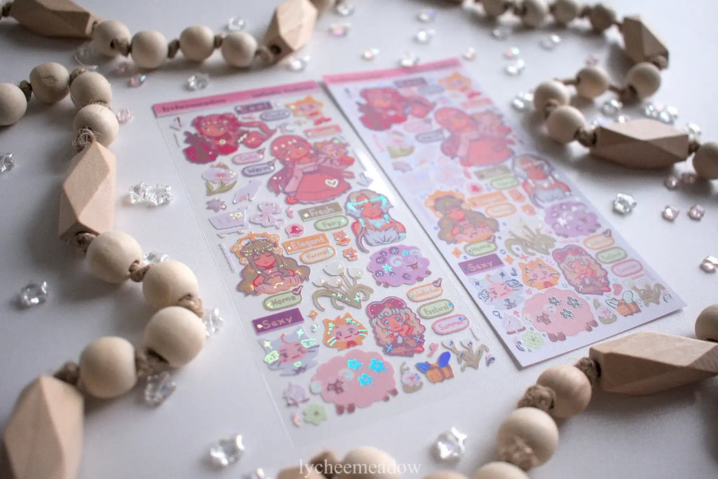 Infinite Fashion Holographic Sticker Sheet