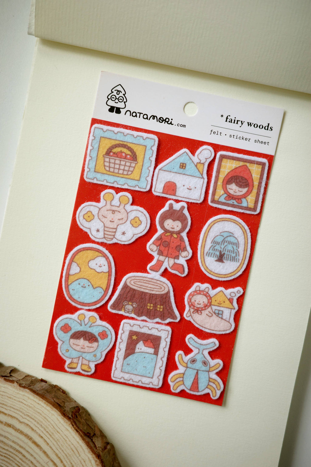 Fairy woods • felt sticker sheet