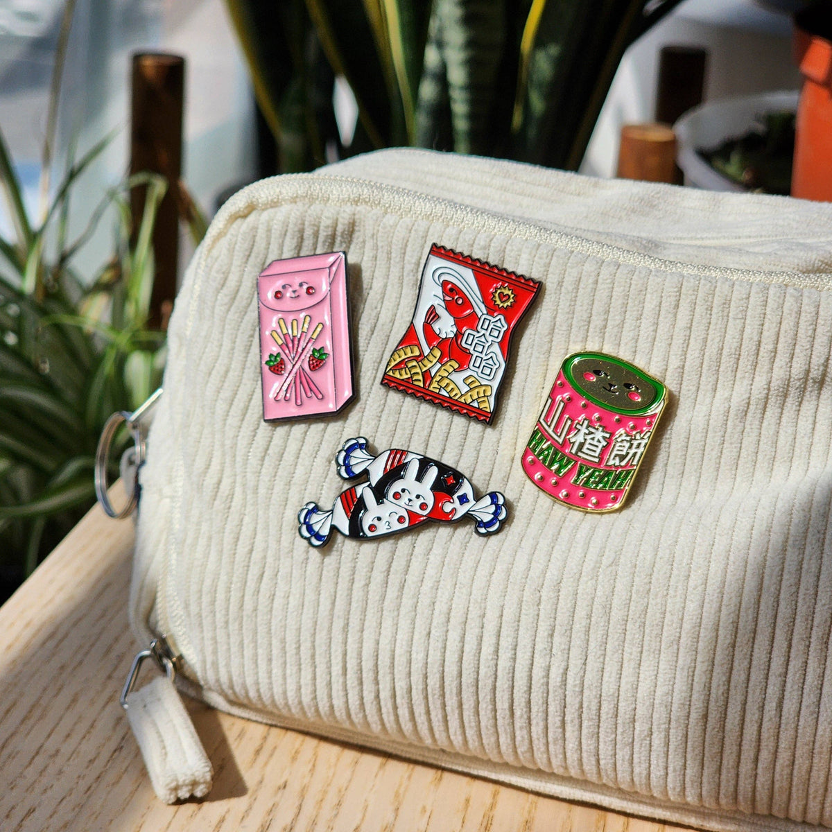 White Rabbit Enamel Enamel Pin