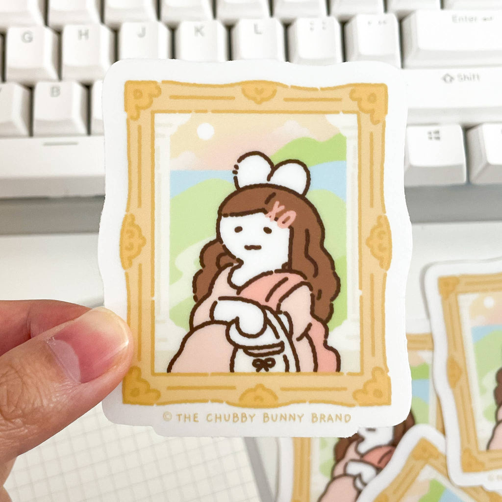 The Mona Lisa Vinyl Sticker