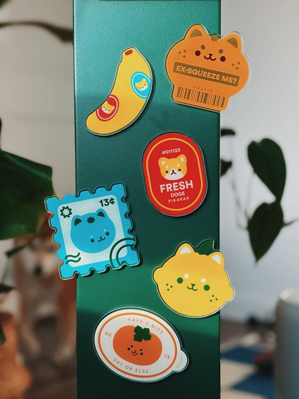 Pikarar Magnets ✦ Fruit Stickers