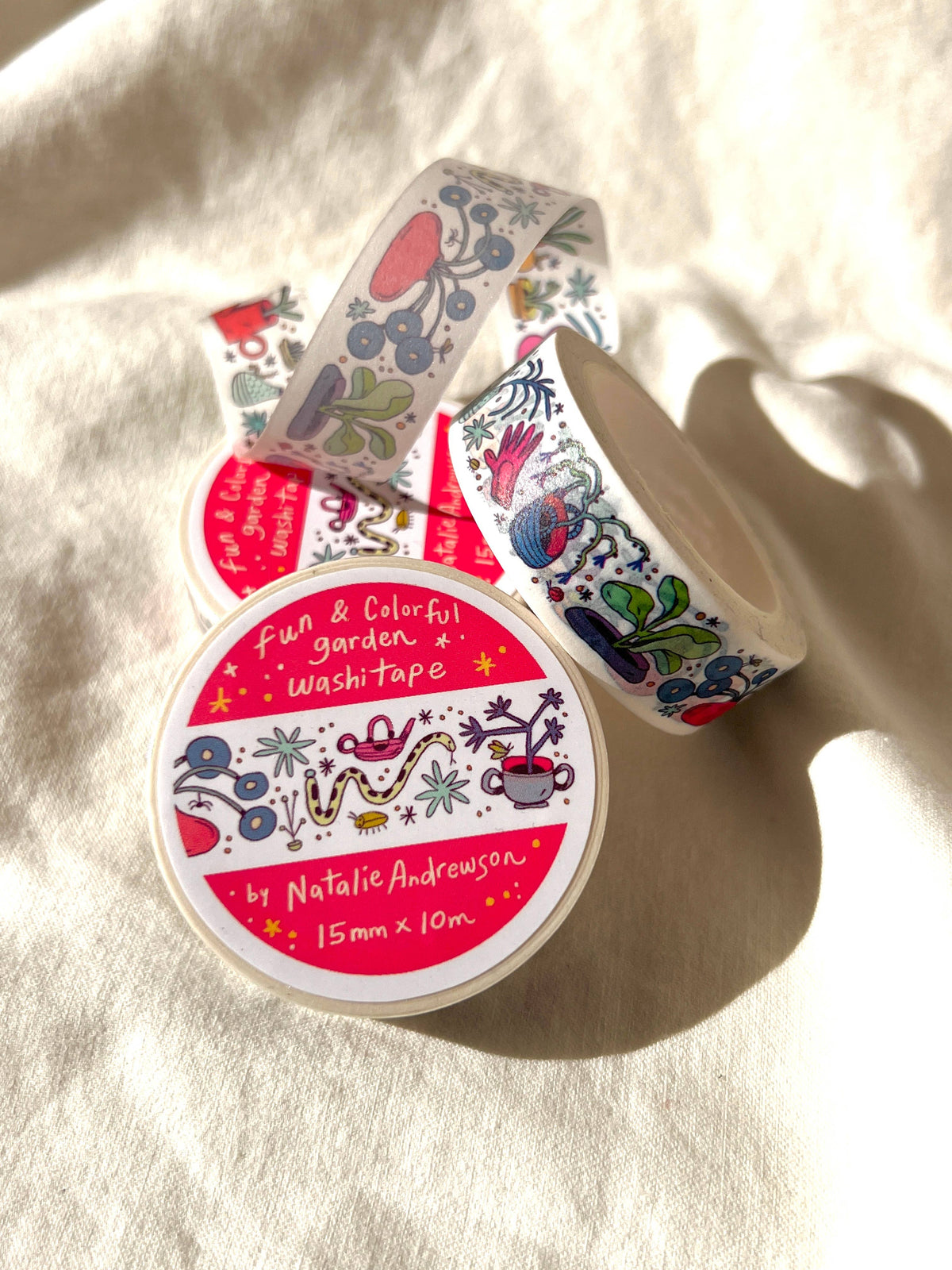 Washi Tape - Fun and Colorful Garden Plants