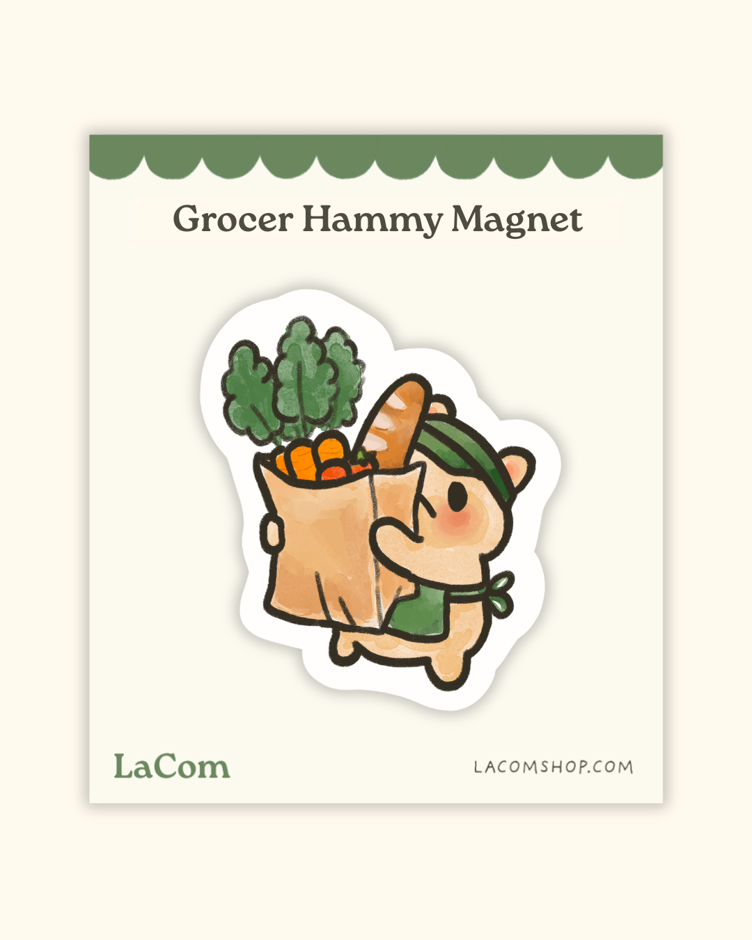 Grocer Hammy Magnet