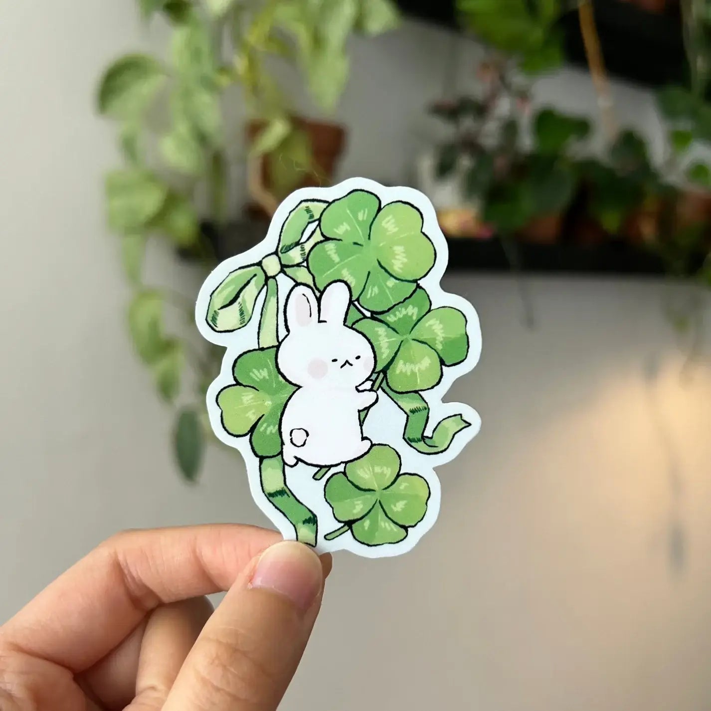 Clover Bunny Sticker