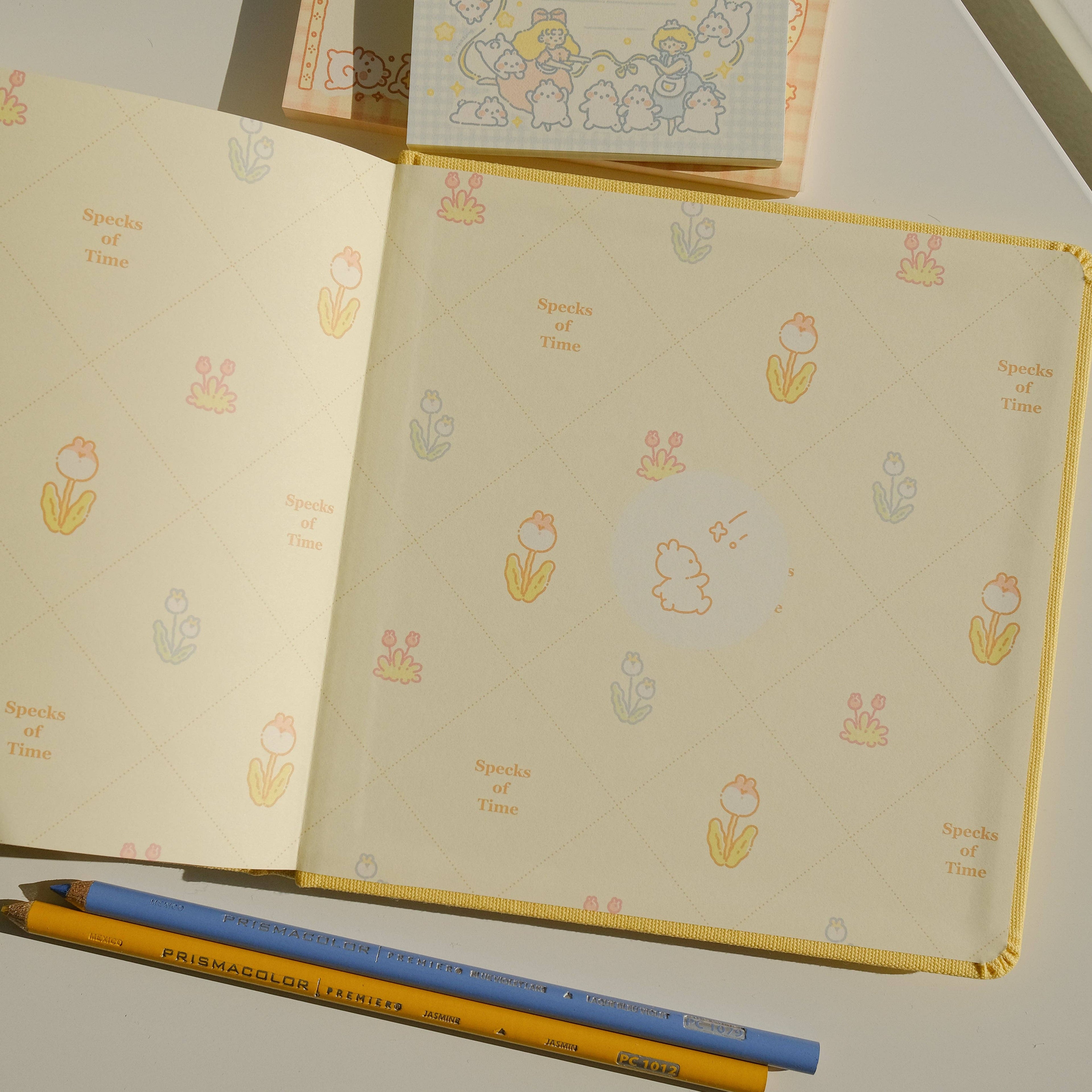 Specks of Time Fabric Hardcover Notebook/ Sketchbook