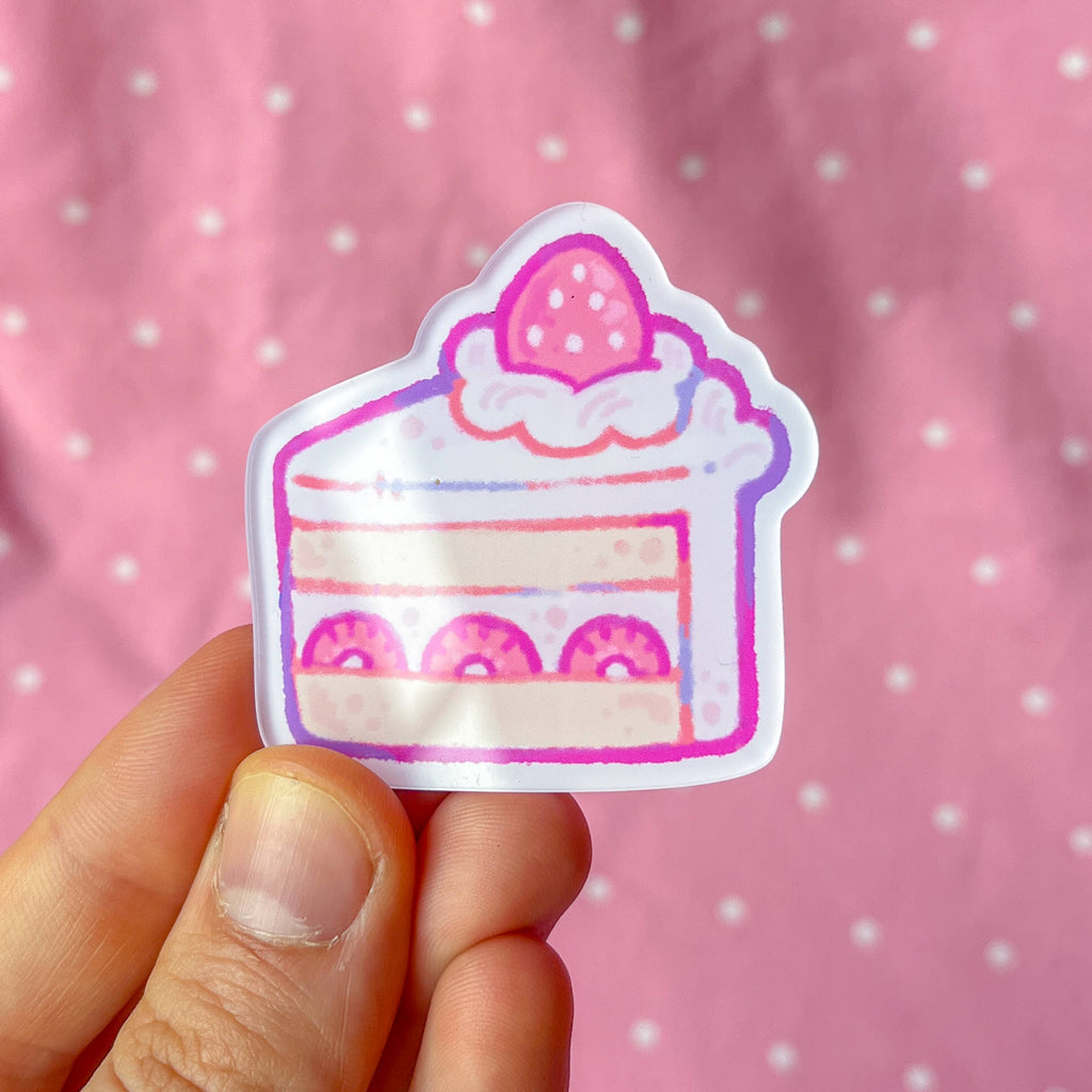 Strawberry Cake Acrylic Magnet