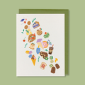 Snacky Snacks Greeting Card