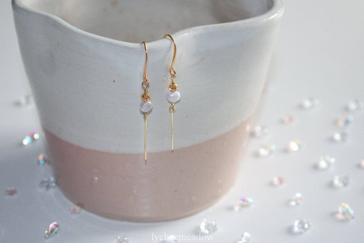 Dangle Pearl Earrings