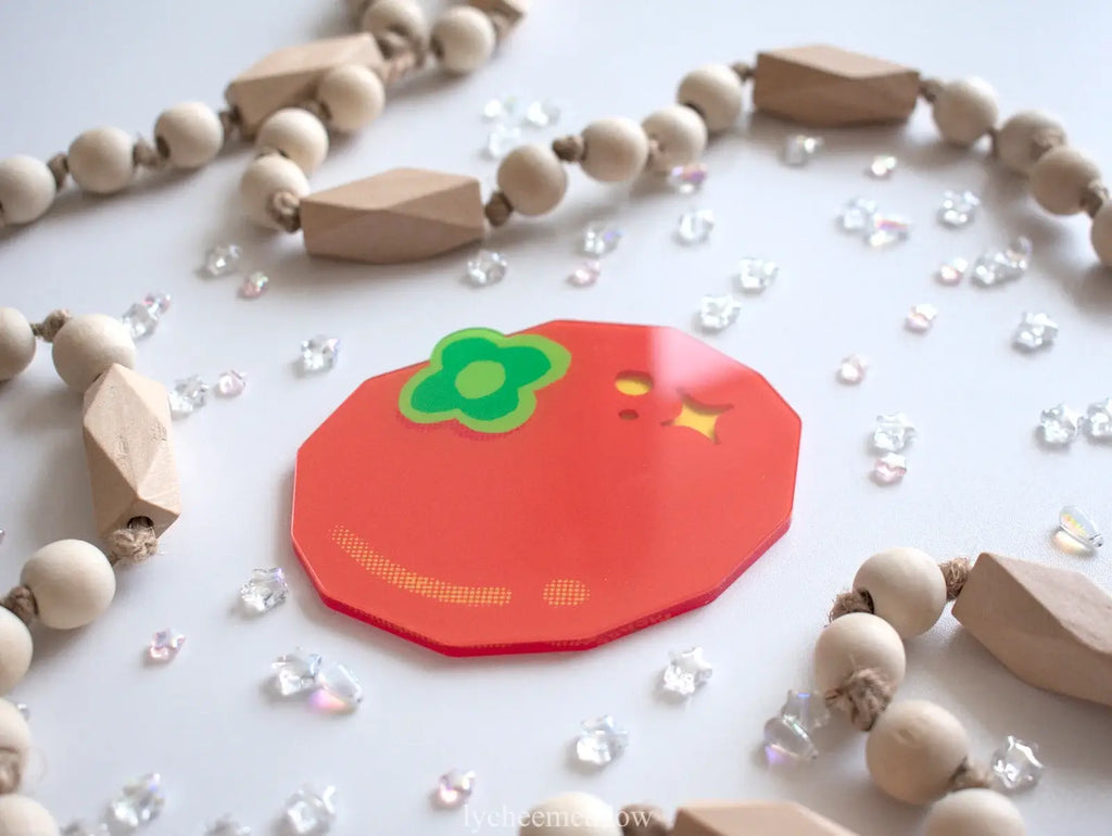Persimmon Double-sided Coaster