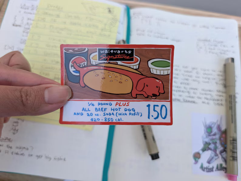 Costco Hot Dog Vinyl Sticker