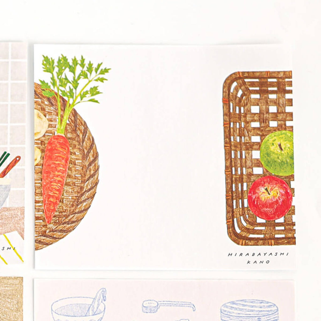 Cozyca x Hirabayashi Kano Memo Pad - Kitchen Tool
