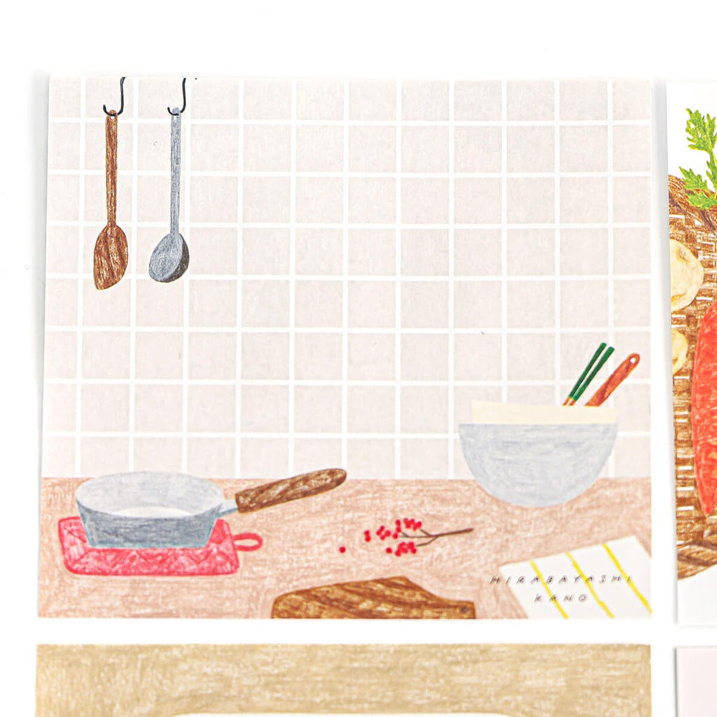 Cozyca x Hirabayashi Kano Memo Pad - Kitchen Tool
