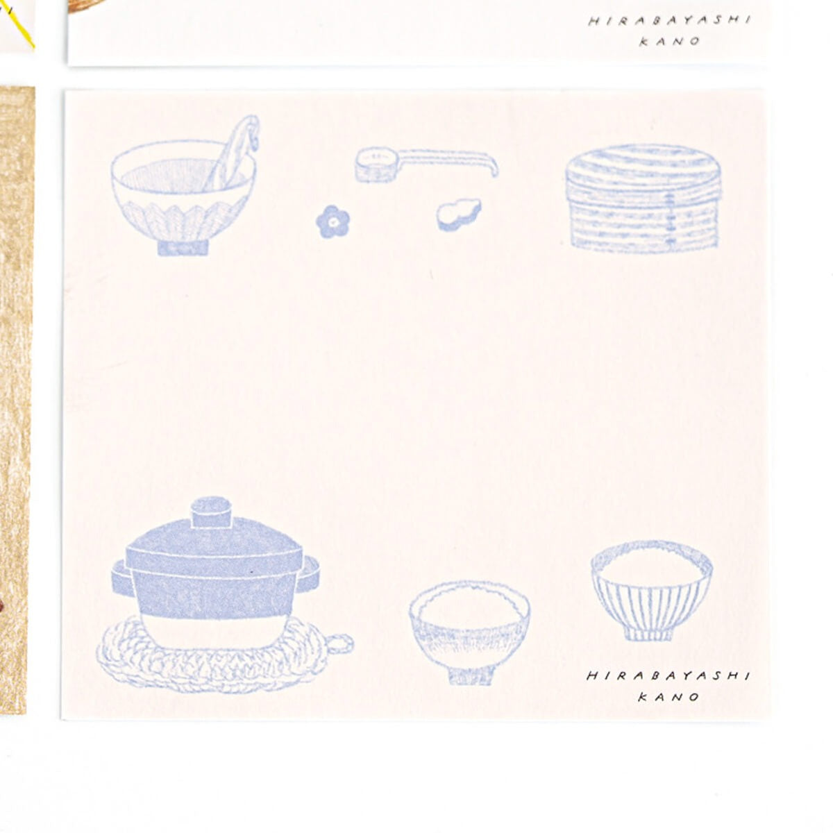 Cozyca x Hirabayashi Kano Memo Pad - Kitchen Tool
