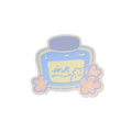 Ink Bottle Holographic Vinyl Sticker