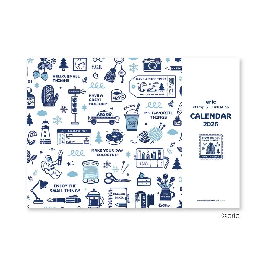 Shinnippon x eric 2026 Monthly Calendar