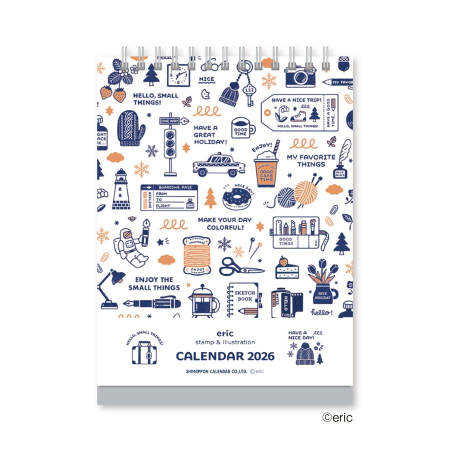 Shinnippon x eric 2026 Monthly Calendar